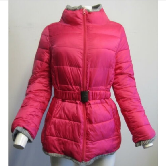 MONNALISA JAKIOO girls fuchsia reversible jacket M